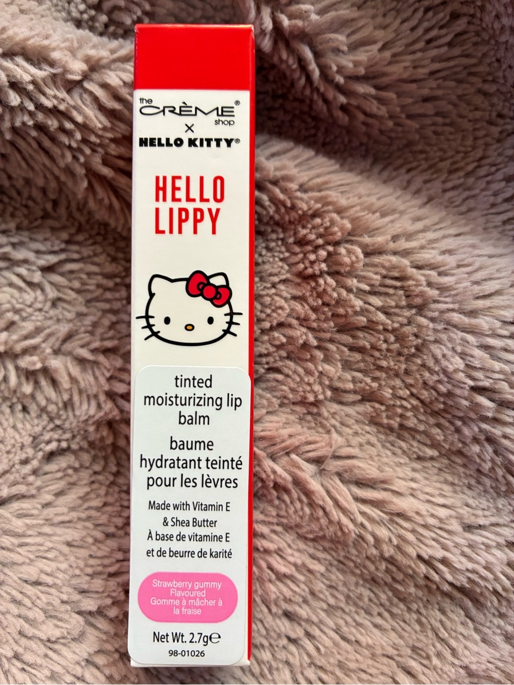 the CREME shop X Hello Kitty Hello Lippy tinted moisturizing lip balm 2.7g
